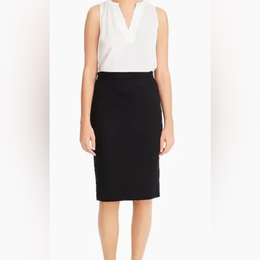 J Crew | No. 2 Black Pencil Skirt